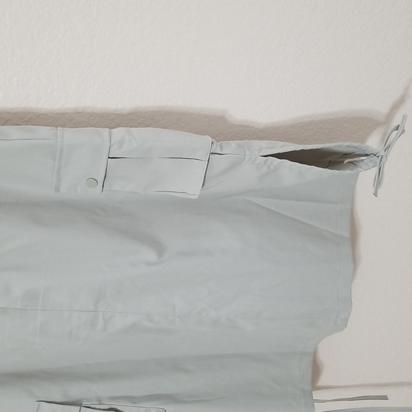 Modern style skirt midi light gray 4 pockets on the front &one on the back .S/M - Picture 5 of 8